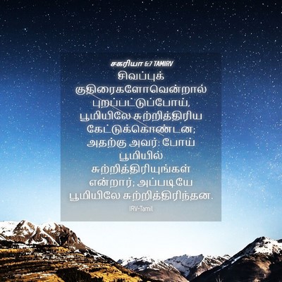 Picture 04 - சகரியா 6:7 TAMIRV - சிவப்புக் - Bible Verse Picture