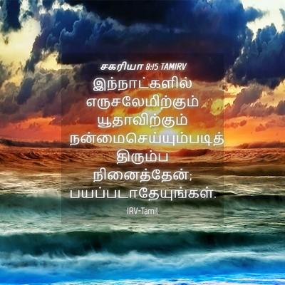 Picture 04 - சகரியா 8:15 TAMIRV - இந்நாட்களில் - Bible Verse Picture