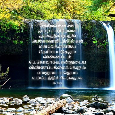 Picture 04 - சங்கீதங்கள் 102:1 TAMIRV - துயரப்படுகிறவன் - Bible Verse Picture