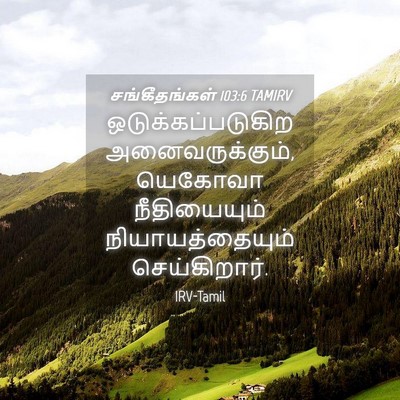 Picture 04 - சங்கீதங்கள் 103:6 TAMIRV - ஒடுக்கப்படுகிற - Bible Verse Picture
