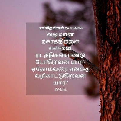 Picture 04 - சங்கீதங்கள் 108:10 TAMIRV - வலுவான - Bible Verse Picture