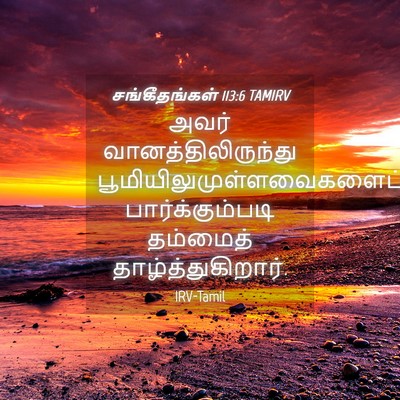 Picture 04 - சங்கீதங்கள் 113:6 TAMIRV - அவர் - Bible Verse Picture