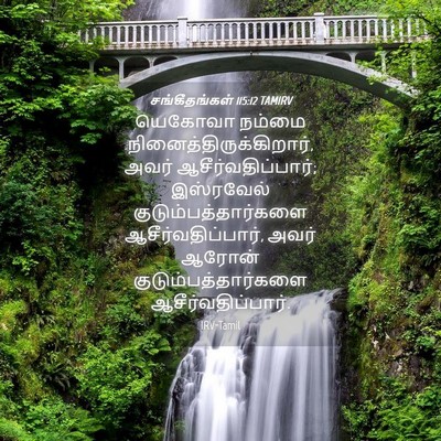 Picture 04 - சங்கீதங்கள் 115:12 TAMIRV - யெகோவா நம்மை - Bible Verse Picture
