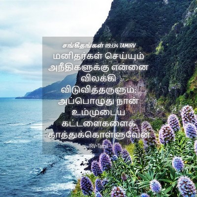 Picture 04 - சங்கீதங்கள் 119:134 TAMIRV - மனிதர்கள் - Bible Verse Picture