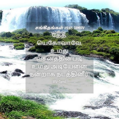 Picture 04 - சங்கீதங்கள் 119:65 TAMIRV - தேத். யெகோவாவே, - Bible Verse Picture