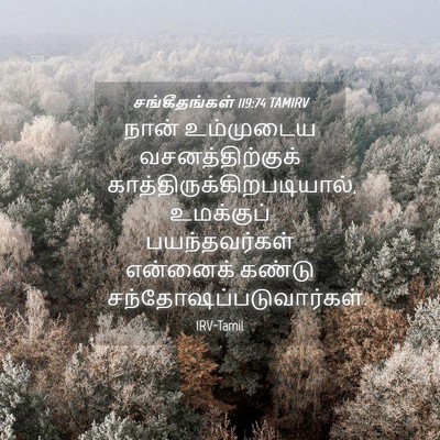 Picture 04 - சங்கீதங்கள் 119:74 TAMIRV - நான் உம்முடைய - Bible Verse Picture