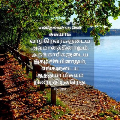 Picture 04 - சங்கீதங்கள் 123:4 TAMIRV - சுகமாக - Bible Verse Picture