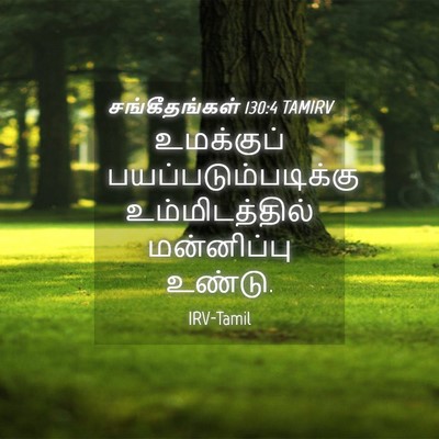 Picture 04 - சங்கீதங்கள் 130:4 TAMIRV - உமக்குப் - Bible Verse Picture