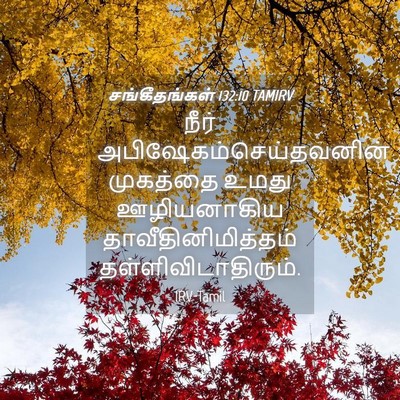 Picture 04 - சங்கீதங்கள் 132:10 TAMIRV - நீர் - Bible Verse Picture