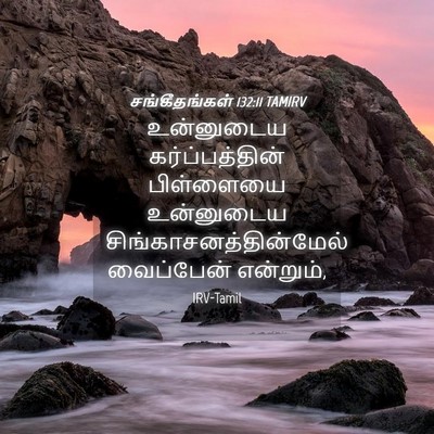 Picture 04 - சங்கீதங்கள் 132:11 TAMIRV - உன்னுடைய - Bible Verse Picture