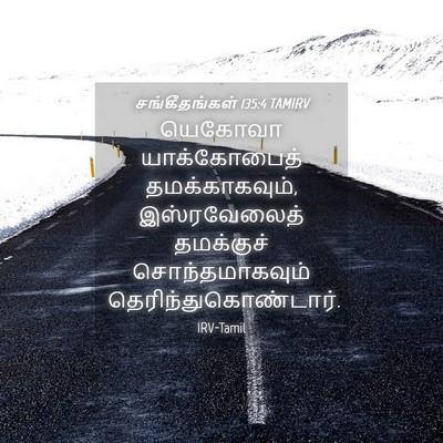 Picture 04 - சங்கீதங்கள் 135:4 TAMIRV - யெகோவா யாக்கோபைத் - Bible Verse Picture
