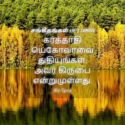 Picture 04 - சங்கீதங்கள் 136:3 TAMIRV - கர்த்தாதி - Bible Verse Picture