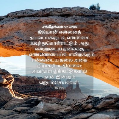 Picture 04 - சங்கீதங்கள் 141:5 TAMIRV - நீதிமான் என்னைத் - Bible Verse Picture