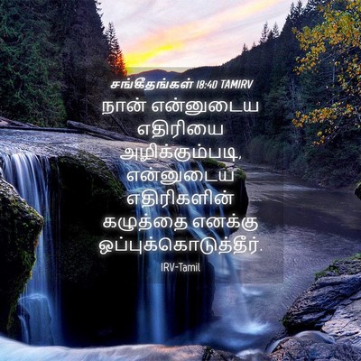 Picture 04 - சங்கீதங்கள் 18:40 TAMIRV - நான் என்னுடைய - Bible Verse Picture