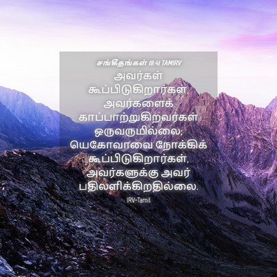 Picture 04 - சங்கீதங்கள் 18:41 TAMIRV - அவர்கள் - Bible Verse Picture