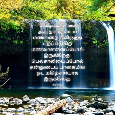 Picture 04 - சங்கீதங்கள் 19:5 TAMIRV - அது தன்னுடைய - Bible Verse Picture