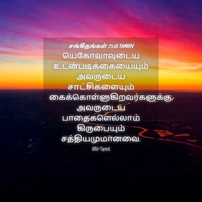 Picture 04 - சங்கீதங்கள் 25:10 TAMIRV - யெகோவாவுடைய - Bible Verse Picture