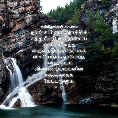 Picture 04 - சங்கீதங்கள் 28:2 TAMIRV - நான் உம்மை - Bible Verse Picture