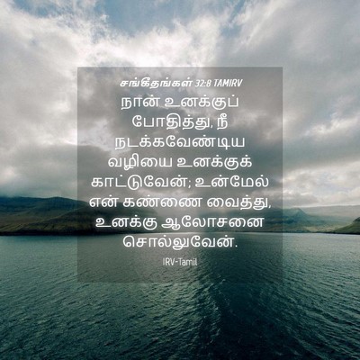 Picture 04 - சங்கீதங்கள் 32:8 TAMIRV - நான் உனக்குப் - Bible Verse Picture