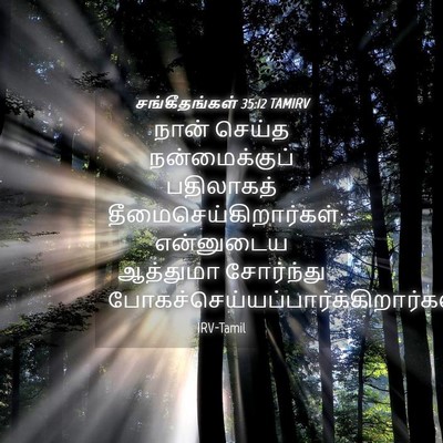 Picture 04 - சங்கீதங்கள் 35:12 TAMIRV - நான் செய்த - Bible Verse Picture