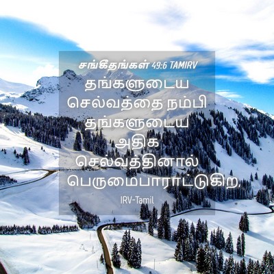 Picture 04 - சங்கீதங்கள் 49:6 TAMIRV - தங்களுடைய - Bible Verse Picture