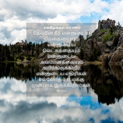 Picture 04 - சங்கீதங்கள் 69:19 TAMIRV - தேவனே நீர் - Bible Verse Picture