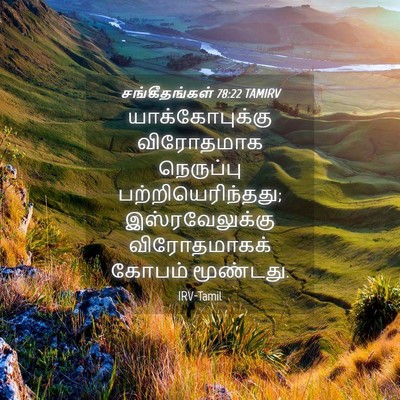 Picture 04 - சங்கீதங்கள் 78:22 TAMIRV - யாக்கோபுக்கு - Bible Verse Picture