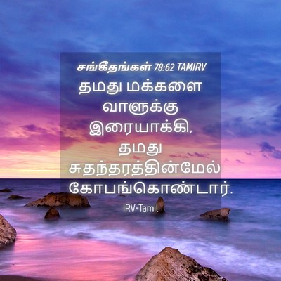 Picture 04 - சங்கீதங்கள் 78:62 TAMIRV - தமது மக்களை - Bible Verse Picture