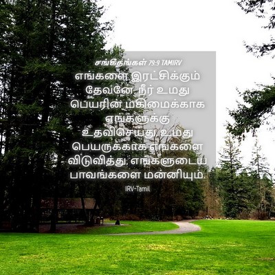 Picture 04 - சங்கீதங்கள் 79:9 TAMIRV - எங்களை - Bible Verse Picture