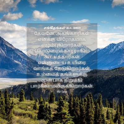 Picture 04 - சங்கீதங்கள் 86:14 TAMIRV - தேவனே, - Bible Verse Picture
