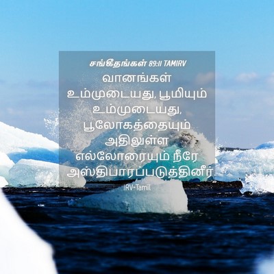 Picture 04 - சங்கீதங்கள் 89:11 TAMIRV - வானங்கள் - Bible Verse Picture