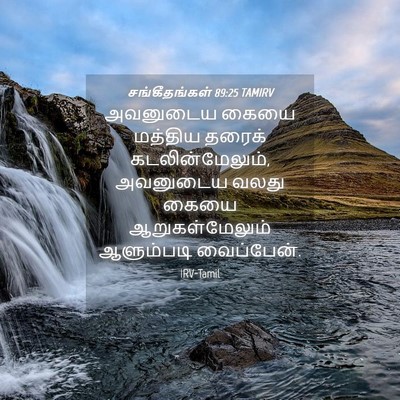 Picture 04 - சங்கீதங்கள் 89:25 TAMIRV - அவனுடைய கையை - Bible Verse Picture