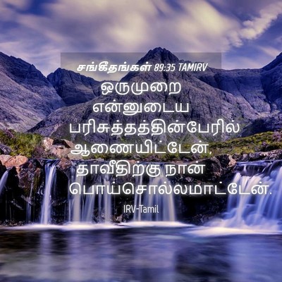 Picture 04 - சங்கீதங்கள் 89:35 TAMIRV - ஒருமுறை என்னுடைய - Bible Verse Picture