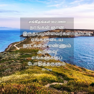 Picture 04 - சங்கீதங்கள் 90:12 TAMIRV - நாங்கள் ஞான - Bible Verse Picture