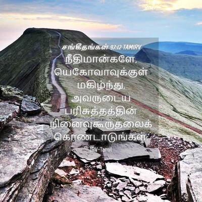 Picture 04 - சங்கீதங்கள் 97:12 TAMIRV - நீதிமான்களே, - Bible Verse Picture