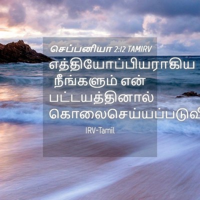 Picture 04 - செப்பனியா 2:12 TAMIRV -  - Bible Verse Picture