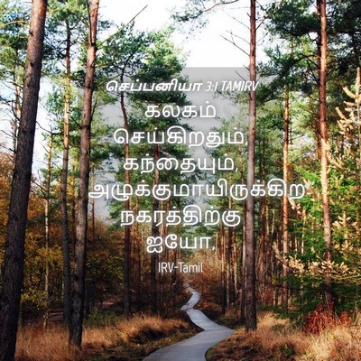 Picture 04 - செப்பனியா 3:1 TAMIRV - கலகம் - Bible Verse Picture