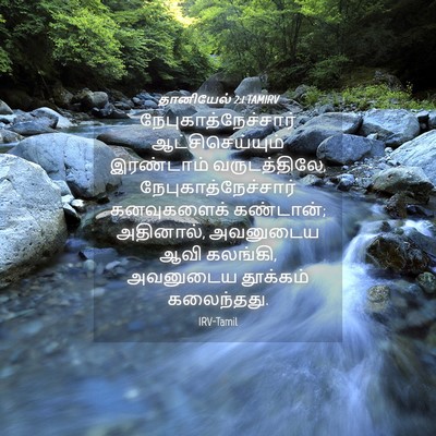 Picture 04 - தானியேல் 2:1 TAMIRV - நேபுகாத்நேச்சார் - Bible Verse Picture