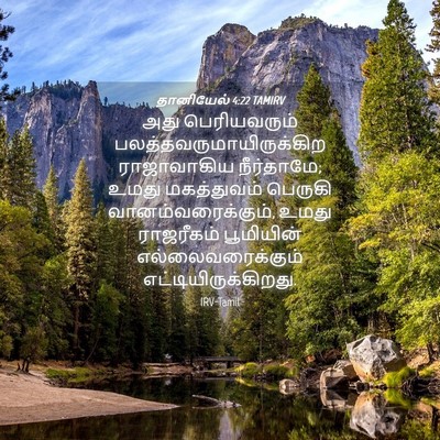 Picture 04 - தானியேல் 4:22 TAMIRV - அது பெரியவரும் - Bible Verse Picture