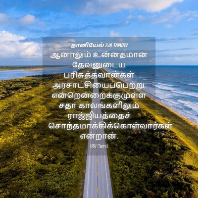 Picture 04 - தானியேல் 7:18 TAMIRV - ஆனாலும் உன்னதமான - Bible Verse Picture