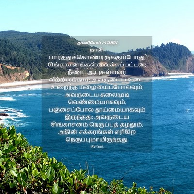 Picture 04 - தானியேல் 7:9 TAMIRV - நான் - Bible Verse Picture