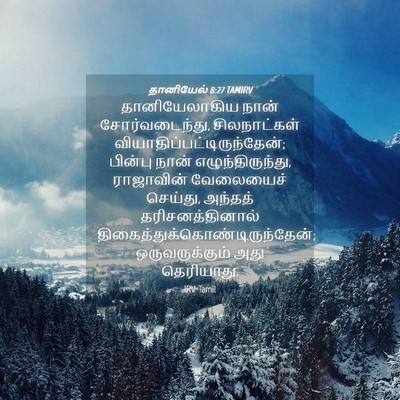 Picture 04 - தானியேல் 8:27 TAMIRV - தானியேலாகிய நான் - Bible Verse Picture