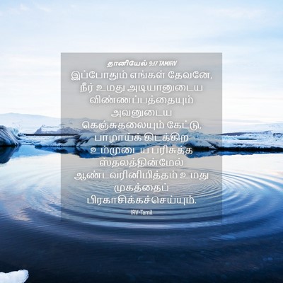 Picture 04 - தானியேல் 9:17 TAMIRV - இப்போதும் எங்கள் - Bible Verse Picture