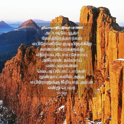 Picture 04 - நியாயாதிபதிகள் 1:10 TAMIRV - அப்படியே யூதா - Bible Verse Picture