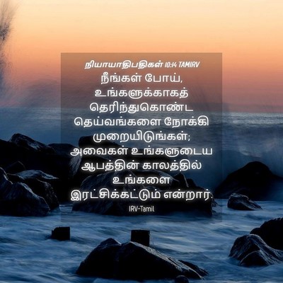 Picture 04 - நியாயாதிபதிகள் 10:14 TAMIRV - நீங்கள் போய், - Bible Verse Picture