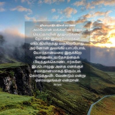Picture 04 - நியாயாதிபதிகள் 11:13 TAMIRV - அம்மோன் மக்களின் - Bible Verse Picture