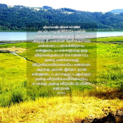 Picture 04 - நியாயாதிபதிகள் 14:16 TAMIRV - அப்பொழுது - Bible Verse Picture