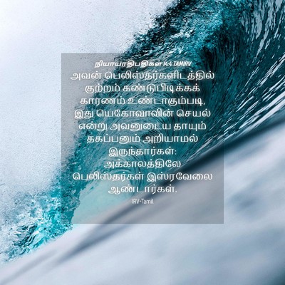 Picture 04 - நியாயாதிபதிகள் 14:4 TAMIRV - அவன் - Bible Verse Picture
