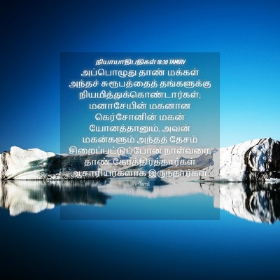 Picture 04 - நியாயாதிபதிகள் 18:30 TAMIRV - அப்பொழுது தாண் - Bible Verse Picture
