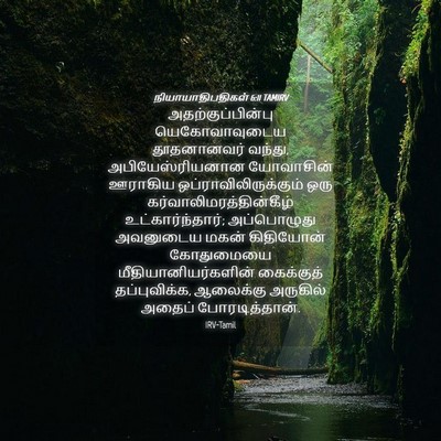 Picture 04 - நியாயாதிபதிகள் 6:11 TAMIRV - அதற்குப்பின்பு - Bible Verse Picture